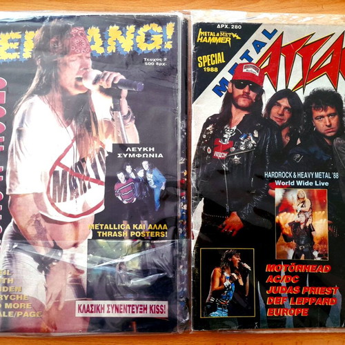 Rock Power, Metal Attack 88 and Kerrang No2 magazines like new