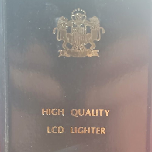 Lcd Gold Lighter with Clock and Date like new