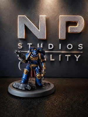 Space Marine Warhammer figure new, collectible, 14x15x15 cm