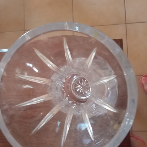 Crystal vase new, height 39 cm
