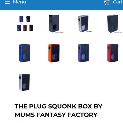 The Plug Squonk Box by Mums Fantasy Factory collectible