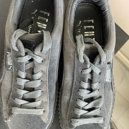 Puma x Fenty by Rihanna Sneakers size 38, grey, suede, like new