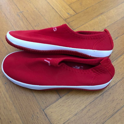 Neoprene red non-slip shoes size 35 new
