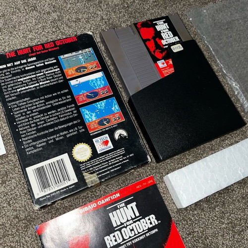 The Hunt for Red October used Nintendo NES game