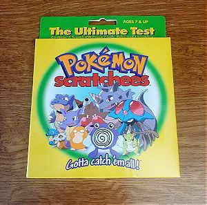 VTG Nintendo Pokemon Scratchees Game Scratch the ultimate test