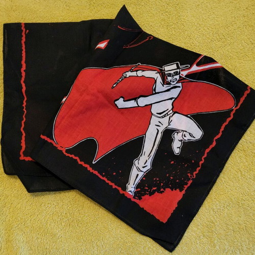 Zorro kids scarf new, multicolor, 50×50cm, 100% cotton