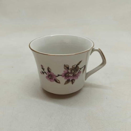 Candia porcelain set of 10 cups and saucers used