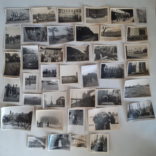 German Army vintage photos used, pack of 125