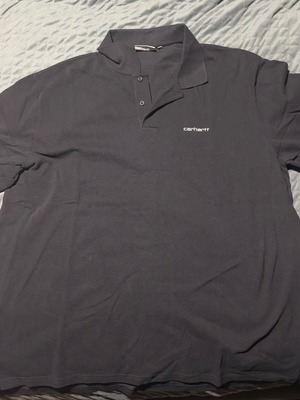 Carhartt Pique Polo T-Shirt XXL σαν καινούργιο, μαύρο