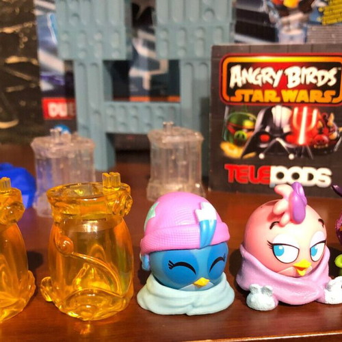 Angry Birds Star Wars Telepods collection like new with extra figures