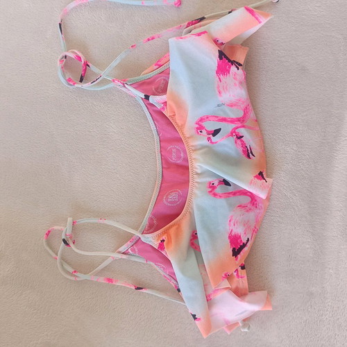 Victoria's Secret Pink swim top like new, multicolor, size S