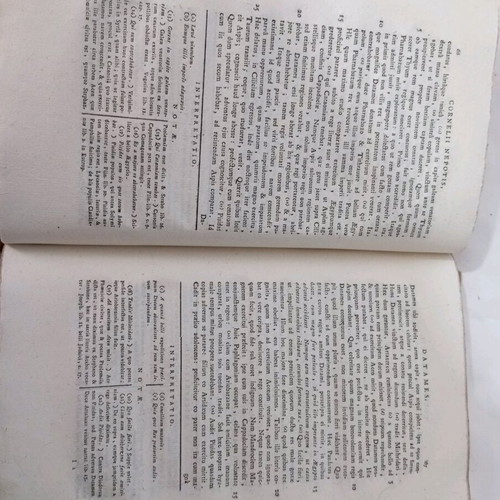 Antique book from 1785 used, written in Latin