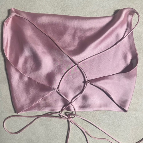 Zara crop top pink like new, size XS