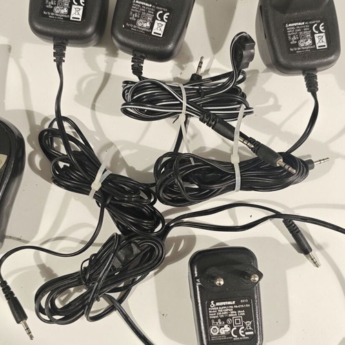 Cobra microtalk walkie talkie used, set of 2 with chargers and headsets