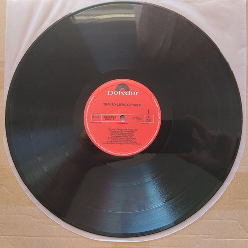 Trans-X Living On Video LP used, electronic