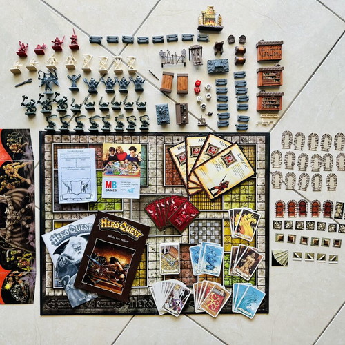 Hero Quest board game MB Games El Greco 1991