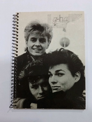 Verkerke Vintage Spiral Notebook 1986 with A-ha Retro Cover New