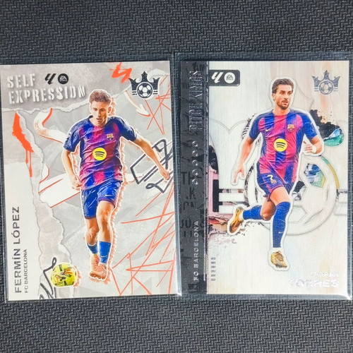 Panini PitchKings LaLiga 25-26 Barcelona card lot 2, Fermín López & Ferran Torres