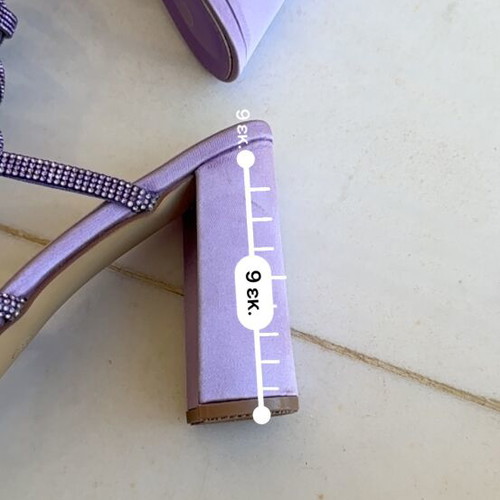 Callesta purple spiral block heels sandals size 39, like new