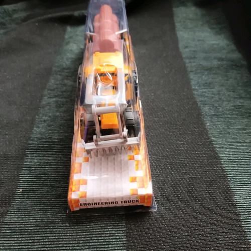 Tractor with trailer carrying logs new