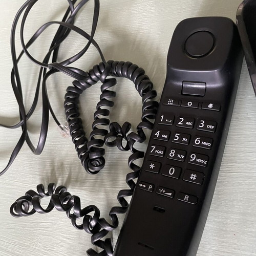 Gigaset DA210 corded phone used, black