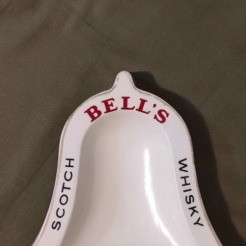 Bell's ashtray used vintage from 1970s