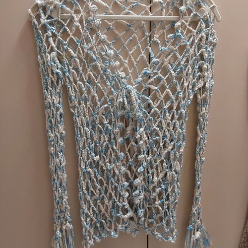 Handmade knitted openwork sweater Acne Studios, like new, size S