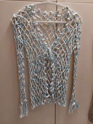 Handmade knitted openwork sweater Acne Studios, like new, size S