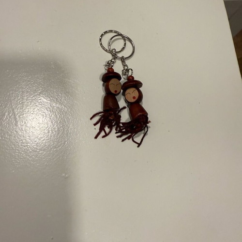 Keychains new, set of two cheerful