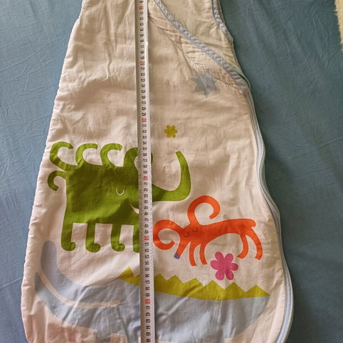 IKEA Barnslig Baby Sleeping Bag like new with colorful monster design
