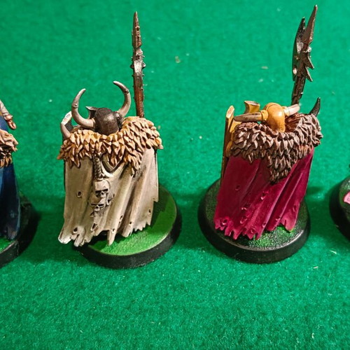 Warhammer Age of Sigmar painted miniatures set 5, 4 various miniatures