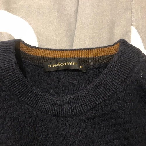 Tony Montana sweater used, size M, black and brown
