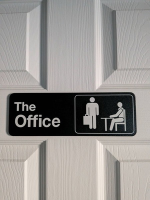 The Office office sign like new