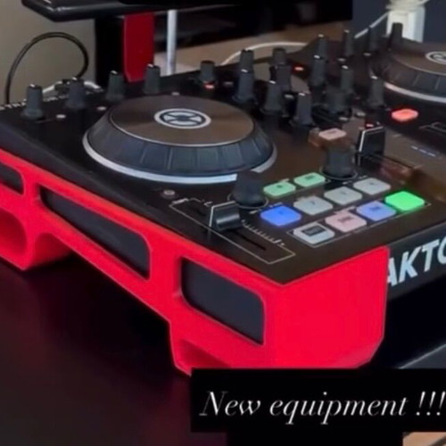 Riser for DJ consoles and controllers, new, customizable logo
