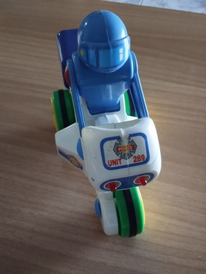 Police motorcycle toy like new, 23 cm length
