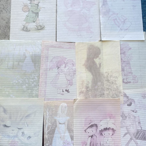 Vintage 1970 letter set like new