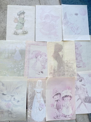 Vintage 1970 letter set like new