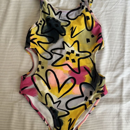 Tuc Tuc Girls' One-Piece Swimsuit with Cutouts Size 8 New