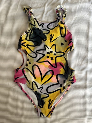 Tuc Tuc Girls' One-Piece Swimsuit with Cutouts Size 8 New