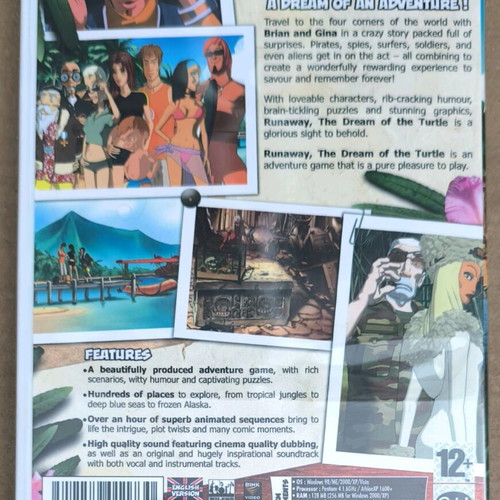 Runaway The Dream Of The Turtle PC DVD-ROM like new