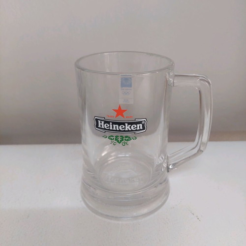 Heineken beer mug set like new, dedicated to 2004 Olympic Games, 250ml