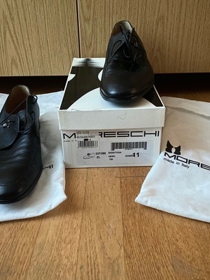 Moreschi Italy shoes like new, black dress shoes size 45