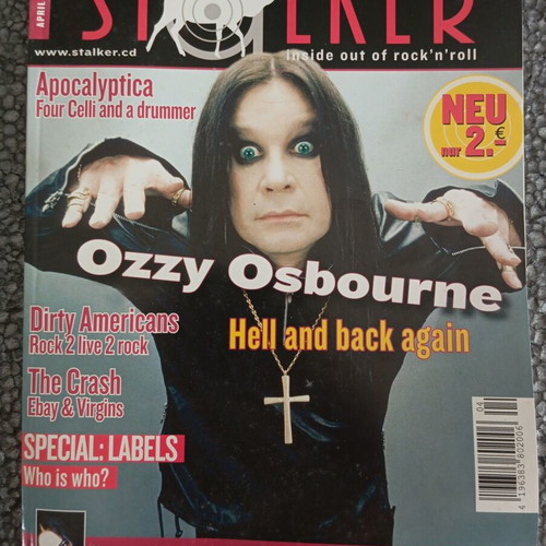 Stalker Magazine #4 like new, 2004, English and German