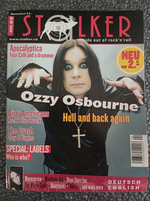 Stalker Magazine #4 like new, 2004, English and German