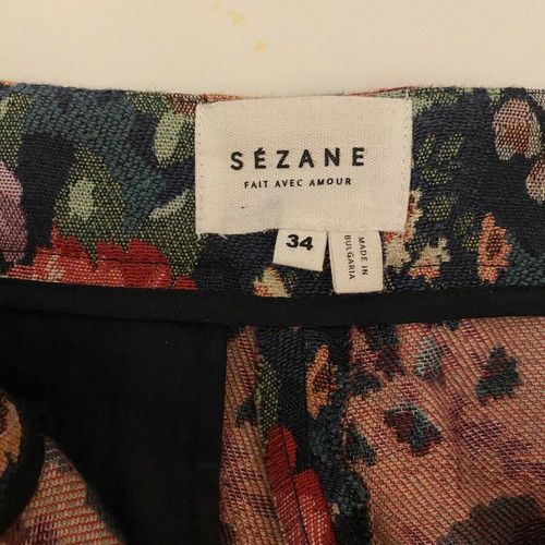 Floral pants Sézane new, size XS, colorful