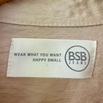 BSB Women’s Long Shirt Size S Like New Beige 3/4 Sleeves