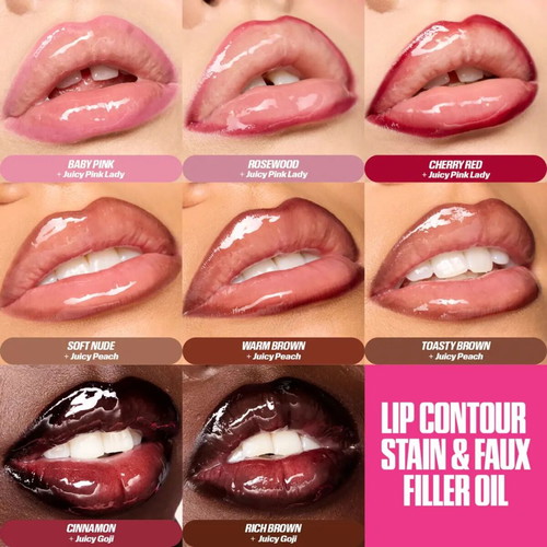 Huda Beauty Lip Contour Lip Stain Soft Nude 1ml καινούργιο