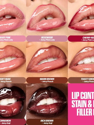 Huda Beauty Lip Contour Lip Stain Soft Nude 1ml καινούργιο