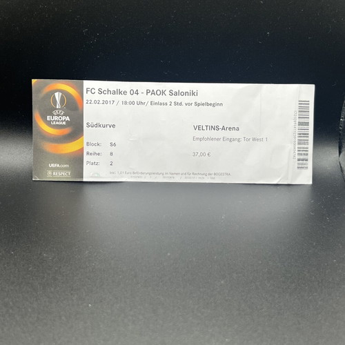 Ticket Schalke 04 - PAOK FC Europa League Round of 32 new