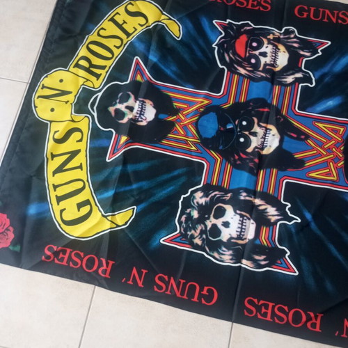 Guns N Roses flag new, 140x95 cm